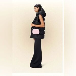 NWT RAINS Micro Box Bag Mini Crossbody Shoulder Bag Candy Pink Water Resistant